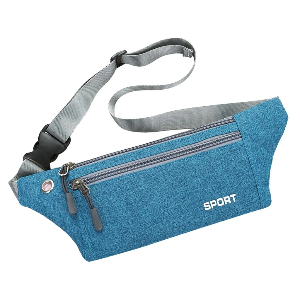 

Women Men Multi-function Pockets Outdoor Sport Leisure Messenger Waist Packs Bag Feminina Sports Outdoor Running Waist Bag #GEX