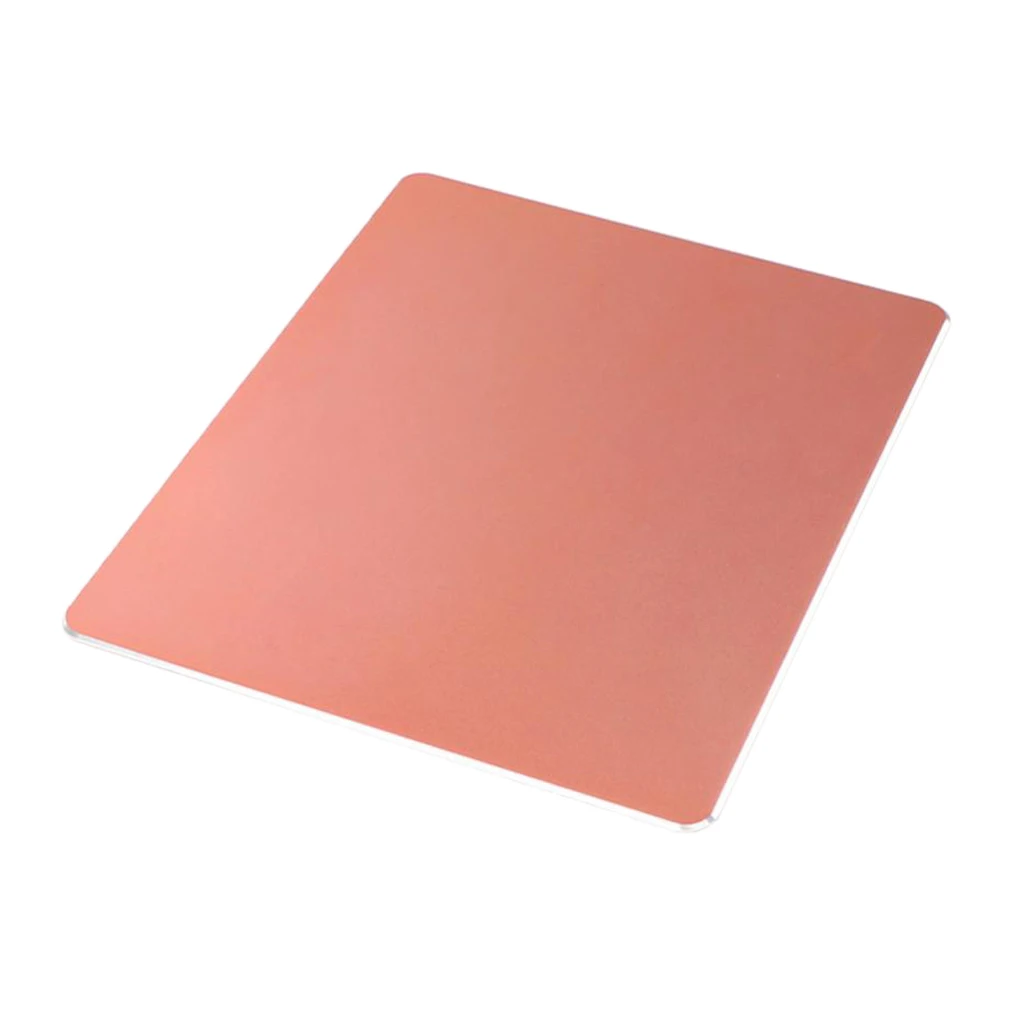 Aluminum Alloy Skidproof Waterproof Mouse Pad For Laptop Computer Rose Gold