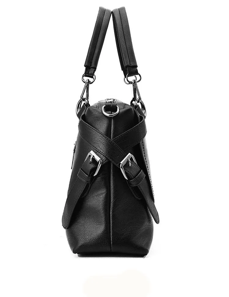 angle3 leather handbag