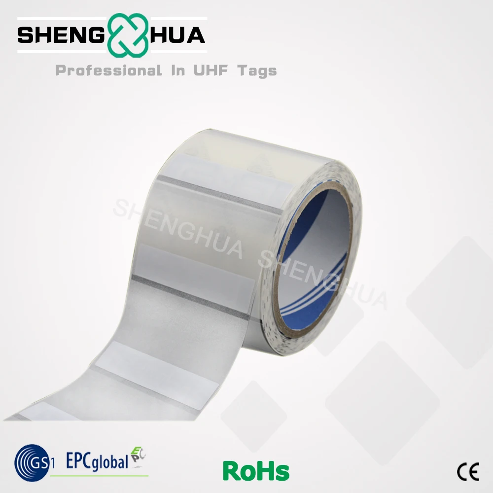 2000pcs Roll Hot Sale Passive Blank Uhf Rfid Tag Label Printable