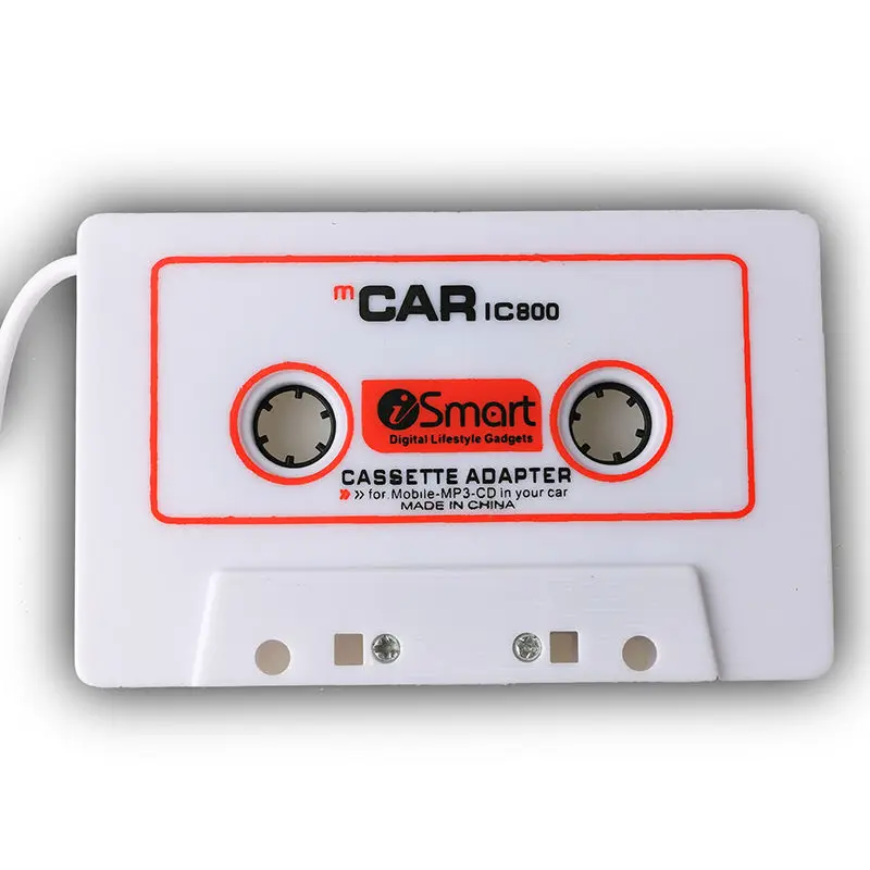 Car Audio Cassette Adapter Aux Tape Converter For iPhone iPod Mp3 CD