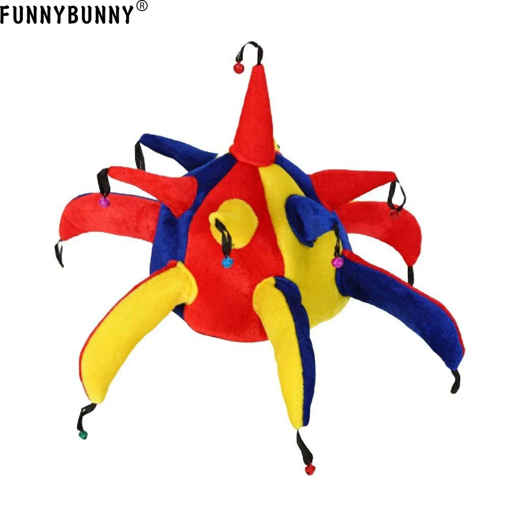 

FUNNYBUNNY 1PCS Halloween Funny Hat with Bells Costume for Performance Masquerade Halloween
