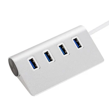 

Hot Aluminum Alloy USB 3.0 Hub Multiple 4 Port USB Charging Splitter Replacement for Laptop PC Computer Use