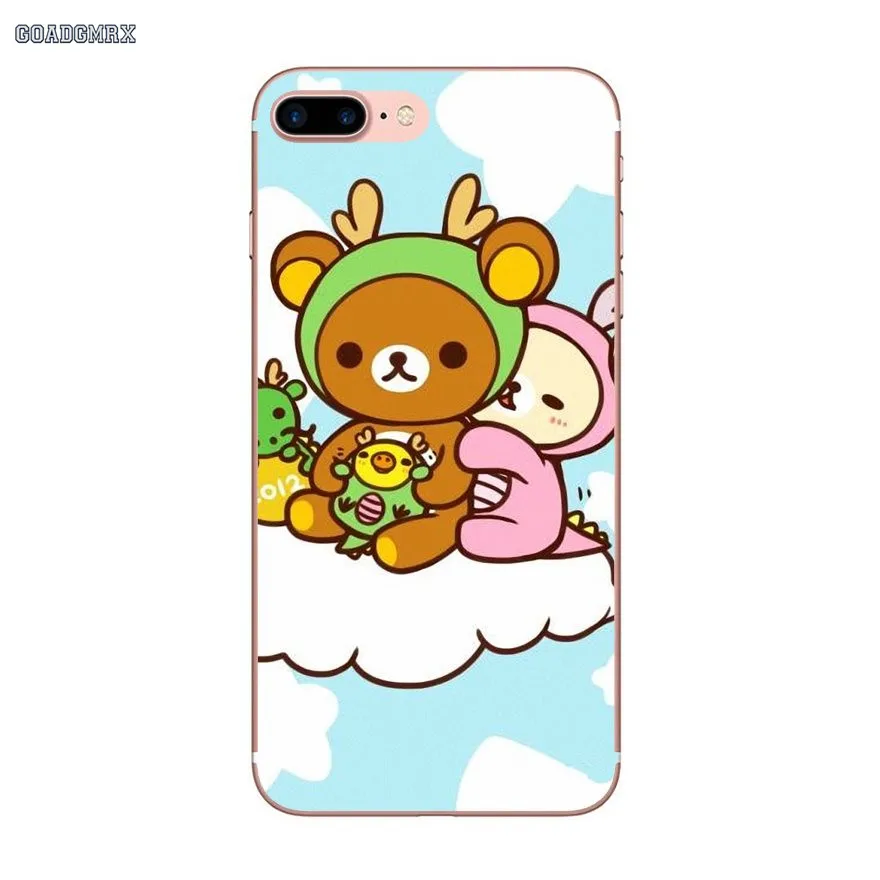 Мягкие чехлы для Xiaomi Redmi 2 S2 Note 6 7 6A Mi 8 Lite 9 SE Pro Max 3 Mix S Pocophone F1 Original Rilakkuma Bear
