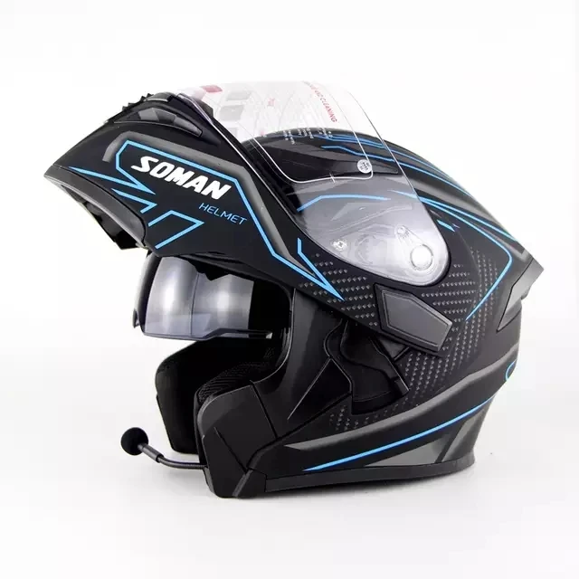 DOT Bluetooth гарнитура двойной козырек анфас шлем мотоциклетные шлемы rbike Capacetes Moto Cascoes