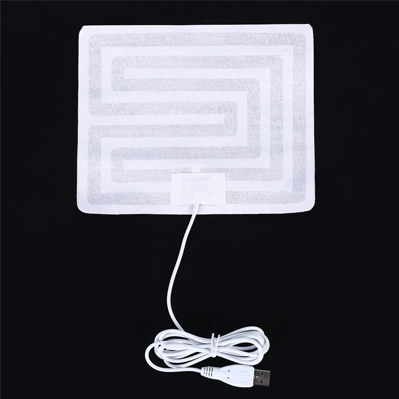 

1pc 1.5m Electric USB Heated Vest Pads Heated Winter Warm Arm Hands Waist Heated Mat Heated Pad 19cm x 15.5cm