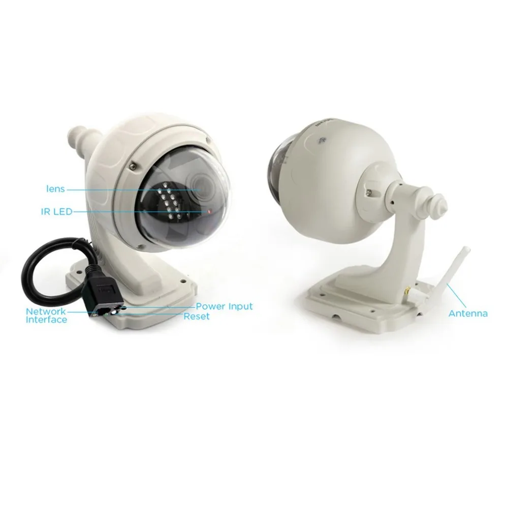 Sricam SP015 Беспроводной IP Камера 720 P HD открытый IP66 Водонепроницаемый видеонаблюдения Инспекции ИК купольная ptz камера системы безопасности
