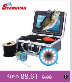 SYANSPAN waterproof IP68 DVR рыболокаторы 9 "ЖК-монитор видеокамера 1000TVL подводный лед Рыбалка 36 светодиодов 360 градусов вращающийся