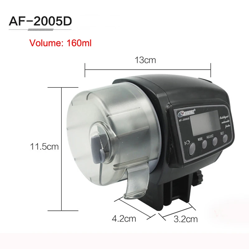 Аквариумные автоматические кормушки с ЖК-дисплеем, автоматический таймер, AF-2009D для кормления, AF-2005D AF-2003 для аквариума, дозатор для кормления домашних животных - Цвет: AF-2005D