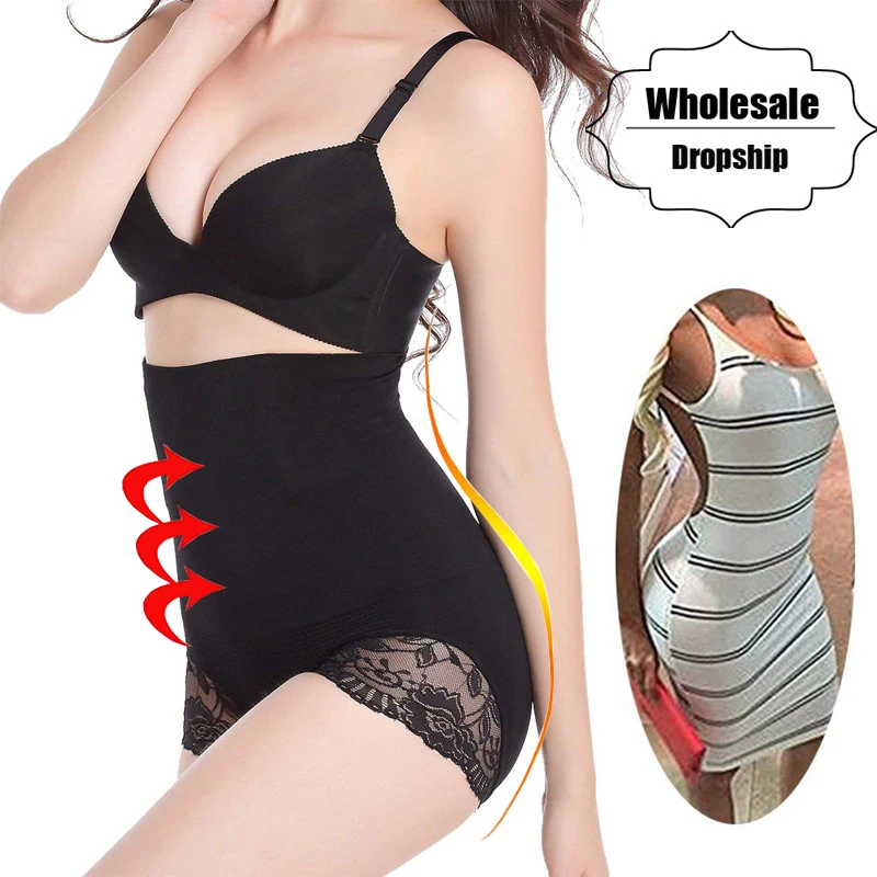 

NINGMI High Waist Trainer Tummy Control Panties Women Party Modeling Belt Body Shaper Dress Pulling Underwear Butt Lifter Short