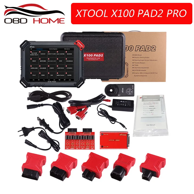 XTOOL X100 PAD2 Pro Wifi и Bluetooth профессиональный диагностический инструмент/ключевой программатор с VW 4th 5th IMMO/регулировка одометра