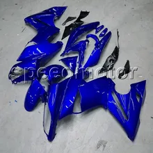 Presentes + ABS plastic carroçaria artigo ER 6F AZUL tampa da motocicleta Carenagem para Kawasaki Ninja 650R ER-6F 2009 2010 2011