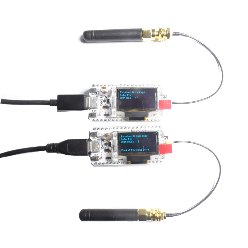 868 мГц-915 мГц SX1276 ESP32 Lora 0.96 дюймов синий OLED Дисплей Bluetooth WI-FI Lora комплект 32 развитию для Arduino