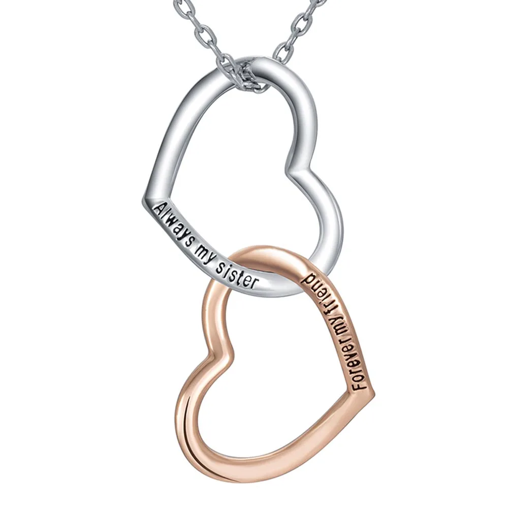 

StrollGirl 925 Sterling Silver Love Heart Pendant Necklace Rose Love you for Necklaces&Pendants Fashion Jewelry for Women