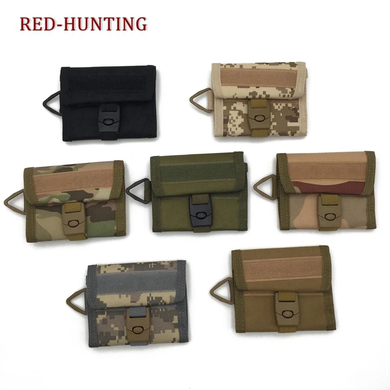 

Outdoor Hunting Waterproof Tactical Wallet Army Multifunction Camping Sports Purse Molle Card Pocket Key Hanging Bag