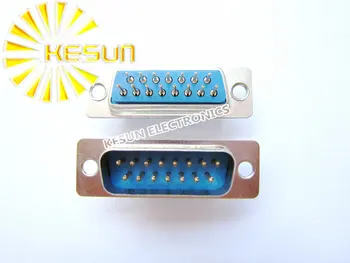 

50pcs/lot DP15 15P 15Pin Male Serial PCB Standard Dip D-Sub Connector