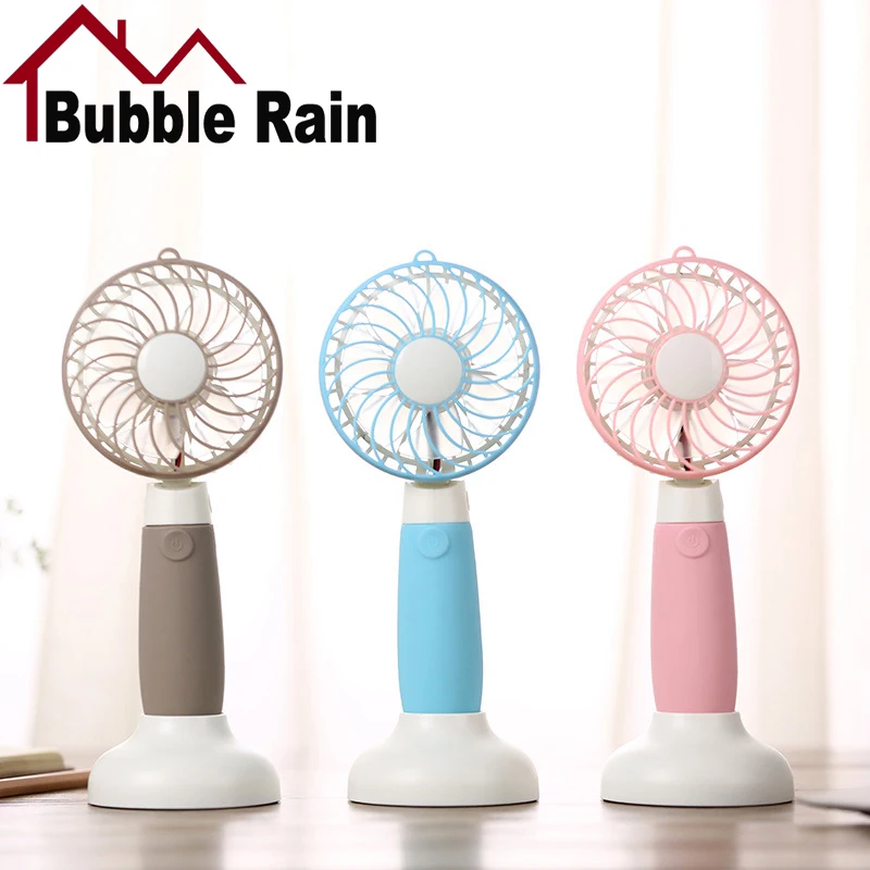 Bubble Rain A47 Rechargeable Mini Fan Creative USB Handheld Fans