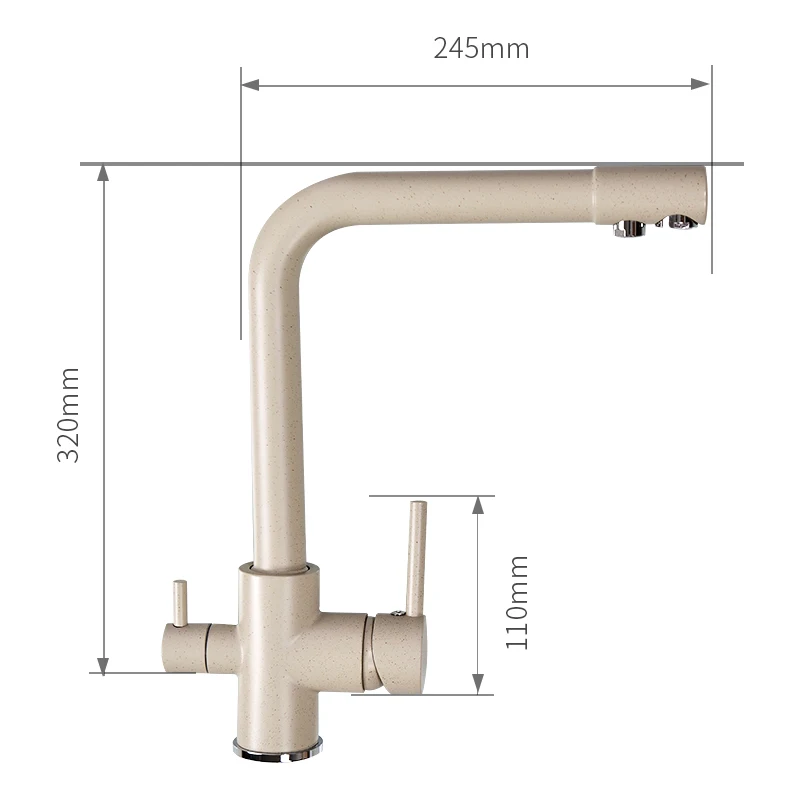 Gisha single hole Kitchen sink Faucet Deck Mounted Tap 360 Degree Rotation Water Purification Dual Handles Cold Hot Tap G2010 Gisha single hole Kitchen sink Faucet Deck Mounted Tap 360 Degree Rotation Water Purification Dual Handles Cold Hot Tap G2010