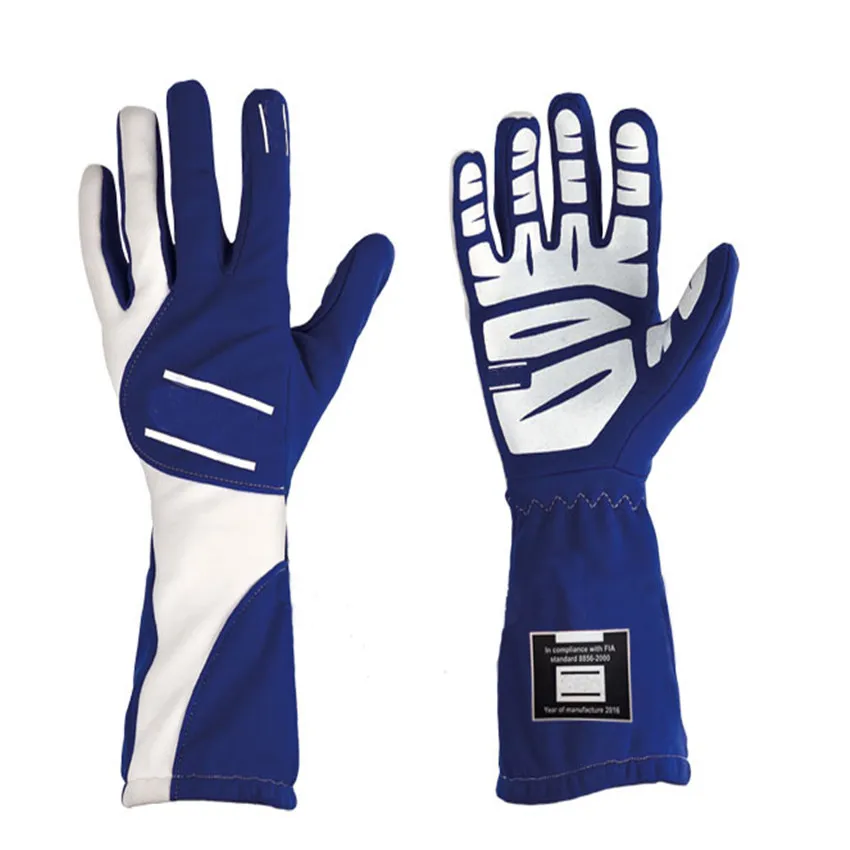 

Factory wholesale price  2015 New gloves All Size Professional car  racing gloves 3 colour(Red/Blue/Black)