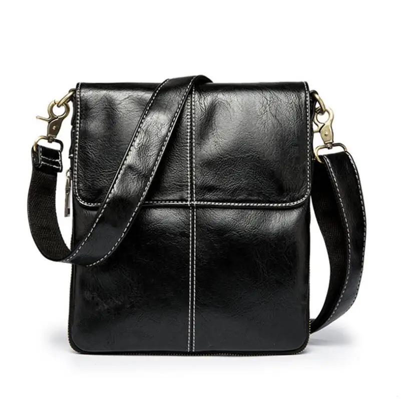 2019 новый бизнес мужская сумка через плечо из искусственной кожи Повседневная Диагональ модный портфель для ноутбука дорожные сумки Tote