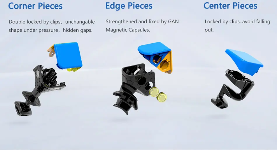 Gan 460 m magnético 4x4x4 cubo mágico