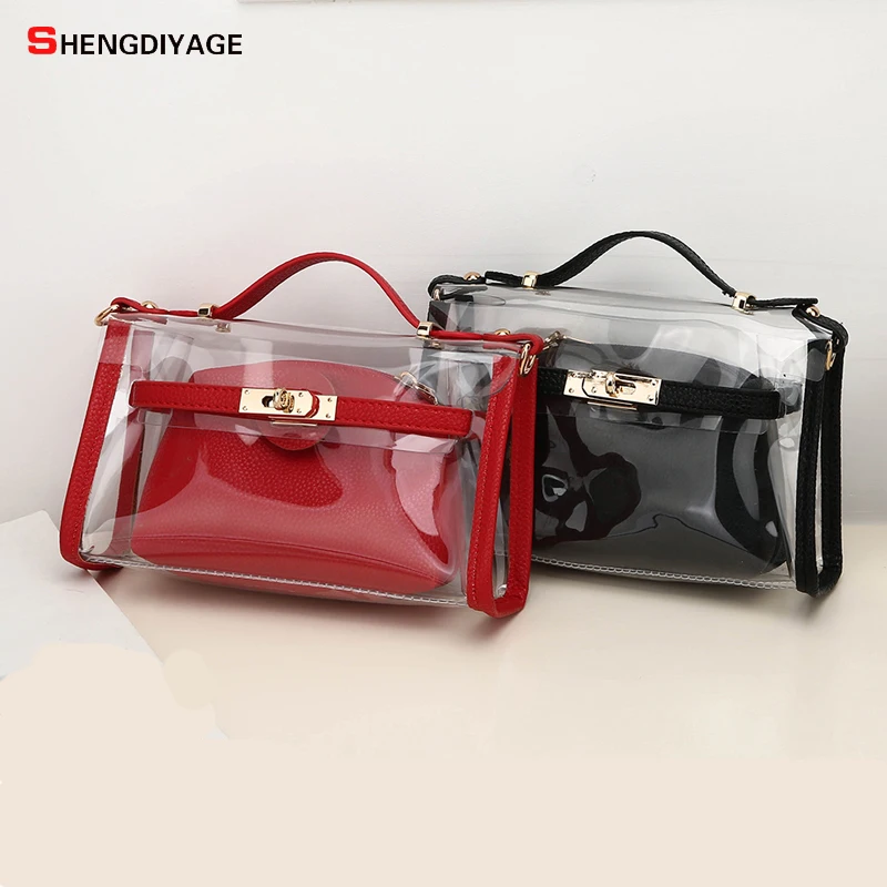 

Summer Women Shoulder Crossbody Bags New Fashion Women Small Handbags Transparent bag Female Bags Ladies hand bag sac a main