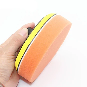 

5\" Polishing Car Pads Buffing Sponge Polisher Buffer Clean Professional 4x Orange Best Nice