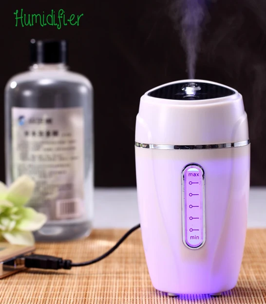 

30ml/h Automatic water protection Portable USB Humidifier Air Purifier Freshener Fit Car Office Home