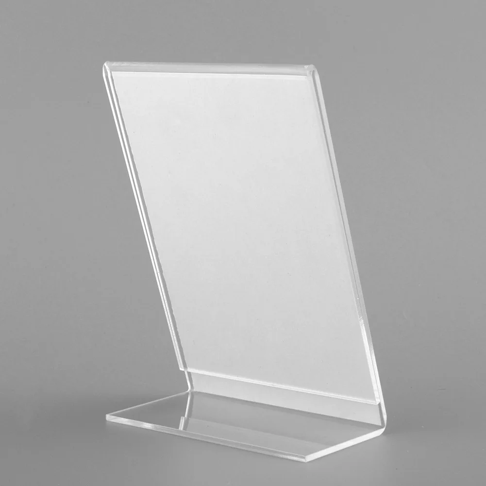

DISPLAY STAND Plastic Home Acrylic Holder Display Stands Leaflet A6 College POSTER OFFICE SCHOOL Perspex