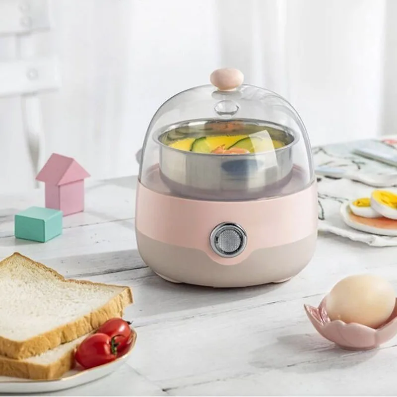 Egg Boiler Egg Cooker Automatic Power Off Steamed Egg Mini Multi-function Stainless Steel Egg Breakfast Machine kitchen