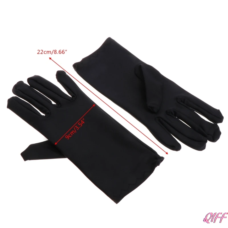 Ювелирные перчатки черный осмотр с мягкой смесь из хлопка Lisle для защиты работы