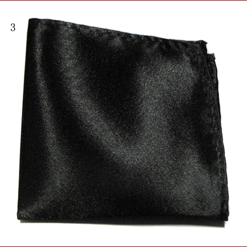 

Men 's Suits Pocket Towels Small Square Wedding Party Dress Pajamas Pure Color Handkerchief Black Red Blue Green Yellow Purple