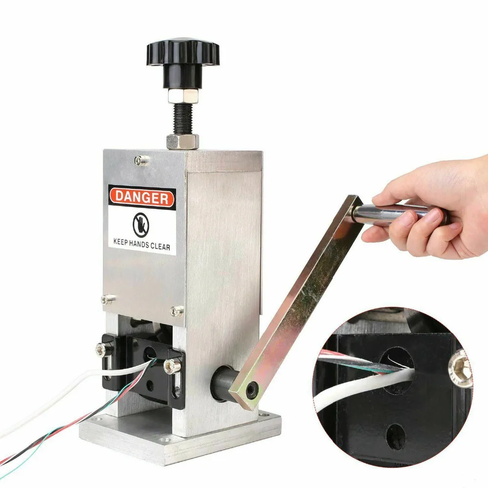  Manual Wire Stripping Machine Hand Crank Wire Stripper Machine Copper Wire Stripping Machine Cable 