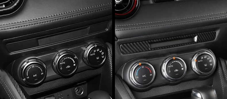 Для Mazda 2 Demio DL седан DJ хэтчбек интерьер ABS автомобиль Стайлинг средняя консоль вентиляционное отверстие рамка крышка 1 шт