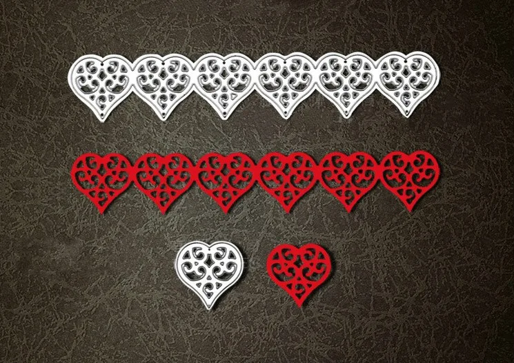

Metal big heart horizontal love cutting Dies Stencils for DIY Scrapbooking photo album Decorative Embossing DIY Paper Cards