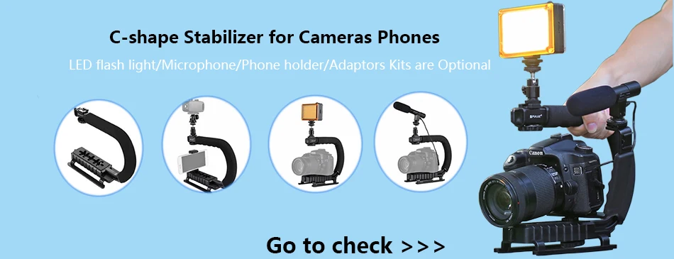 Двойные рукоятки для Iphone Android консоль для телефонов стабилизатор микрофон светодиодный заполняющий светильник мини штатив для фотосъемки DV запись