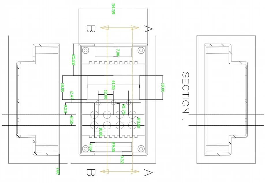 szomk wall mounting plastic enclosure for electronics din rail enclosure box junction housing (12).jpg