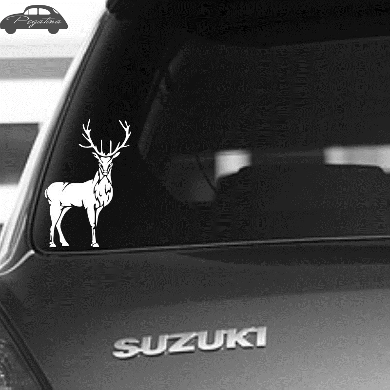 Pegatina Buck Sticker Deer Decal Hollow Sticker Car Window Vinyl Funny