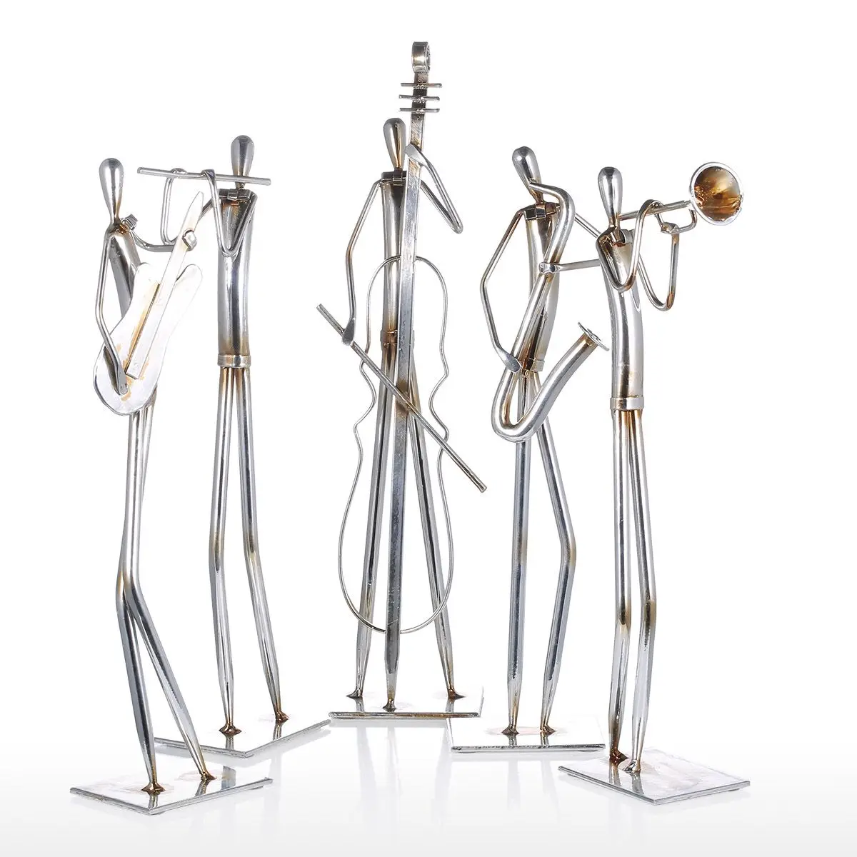 

Orchestra Trumpet Tooarts Metal Sculpture Iron Sculpture Abstract Sculpture Modern Sculpture Band Instrument Home Decoration