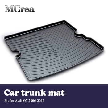 

MCrea Car Cargo Liner Rear Trunk Mat For Audi Q7 4L 2006 2007 2008-2011 2015 2016 1th Luggage Carpet Mud Anti Kick Accessories