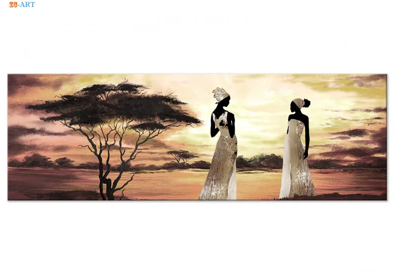 Винтажный постер, модные африканские богини, принты, пейзаж, холст, живопись, настенное искусство, настенные картины для украшения гостиной