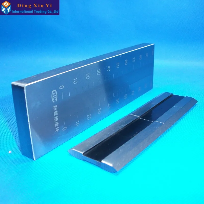 

0-25um Stainless Steel single Groove Fineness of Grind Gauge Fineness Meter Scraper fineness test