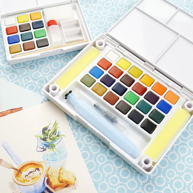 Sakura Solid paint 72 color transparent solid watercolor suit