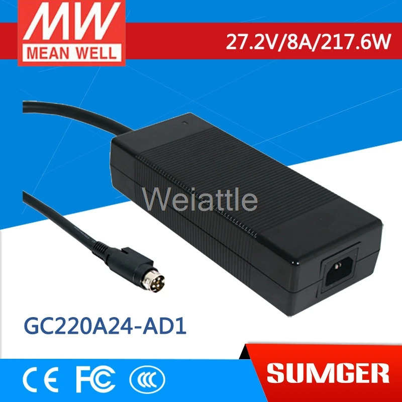 

MEAN WELL original GC220A24-AD1 27.2V 8A meanwell GC220 27.2V 217.6W Single Output Battery Charger