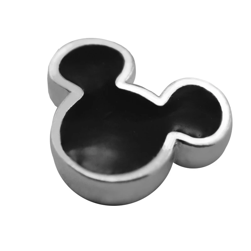 

DIY Beads for Jewelry Making Sterling-Silver-Jewelry Mickey Icon Petite Bead Charms Silver 925 Berloque Perles Women