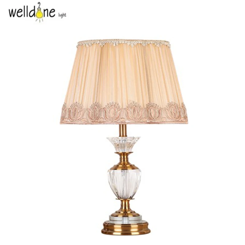 Fashion ofhead k9 crystal table lamp luxury high quality ...