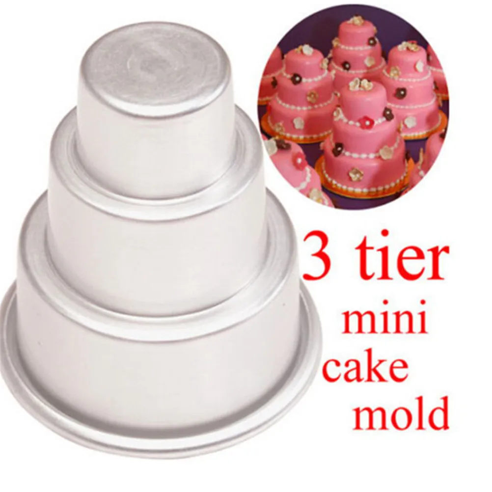 

Muffin Decorating Mould Tools 3 Layers Tower Shaped Cake Pudding Mold Ustensiles Patisserie Cake Tools Cake Mold