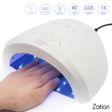 Zation Горячая Портативный высококачественный УФ гель для ногтей отверждения лампа легкая машинка для дизайна ногтей дизайн для маникюра инструмент