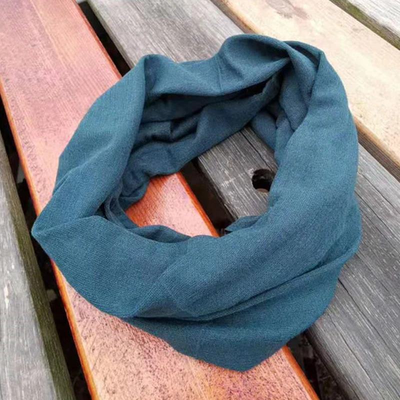

F&U Summer Solid Color Elastic Neckerchief & Many Wearing Method Magic Sun-proof neckerchief Fashion For Women & Men For Sports