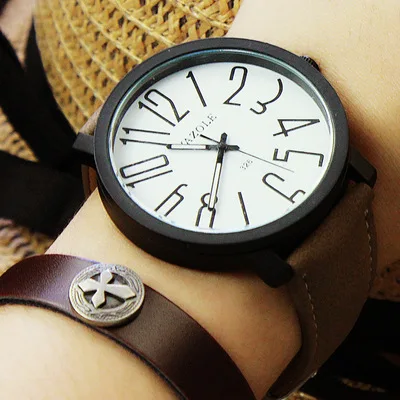 YAZOLE Big Number font b Watch b font Men Luxury Top Brand Fashion Unisex Quartz font